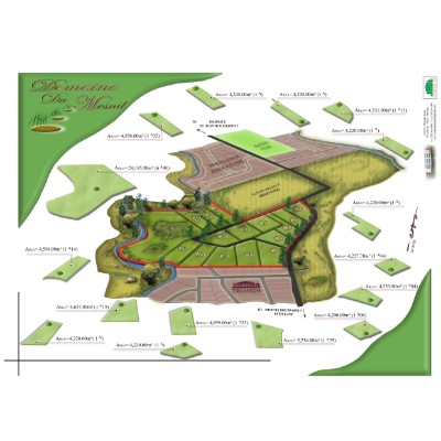 Domaine du Mesnil, Spacious plots of land in Trianon with easy access to the Trianon commercial areas and Ebene Cybercity